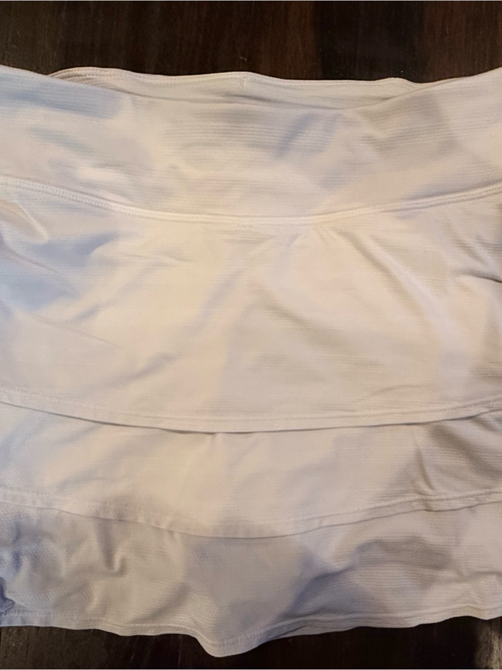 Athleta Girl White Active Skirt with Built-in Shorts, size XL/14